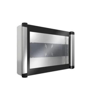 Rittal AX Bediengehäuse 6321.050 | Tisch-TFT bis 24" | IP65 | 650x450x155 mm | Stahl pulverbeschichtet | RAL7035