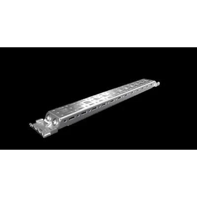 RITTAL Montageschiene AX 2394.400 | Innenausbau Kompaktschrank | 400 mm Tiefe | Stahl verzinkt | VE 4 | RAL 9006