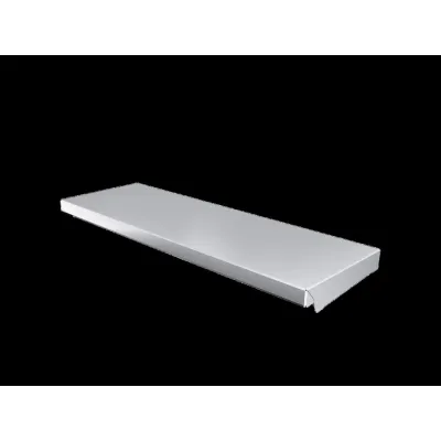 Rittal AX Schutzdach AX 2473.010 | 600x210 mm | Edelstahl | Dachbeplankung für Gehäuse | rostfrei | pulverbeschichtet