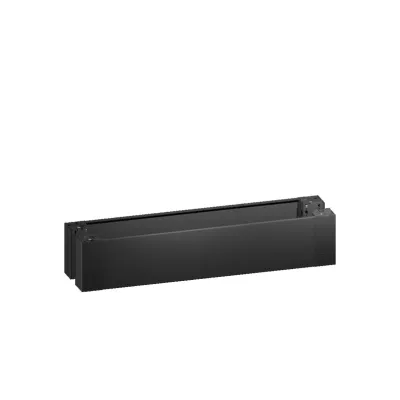 Rittal AX Sockel-Eckstück 2820.102 | Sockelelement für Gehäusebreite 1000mm | Höhe 200mm | Stahl | VE2