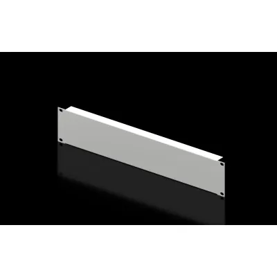 Rittal Blindpanel DK 7152.035 | 19 Zoll 2HE | Stahl pulverbeschichtet | 482,6x88 mm | RAL 7035 | VE 2 Stück