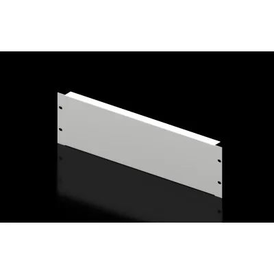 Rittal Blindpanel DK 7153.035 | 3HE 19" Rackblende | 482,6x132,5mm | Stahl | pulverbeschichtet | RAL 7035 | 2 Stück