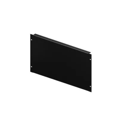 Rittal Blindpanel DK 7156.005 | 19 Zoll 6HE | Frontplatte 482,6x266 mm | Stahl | RAL 9005 Schwarz
