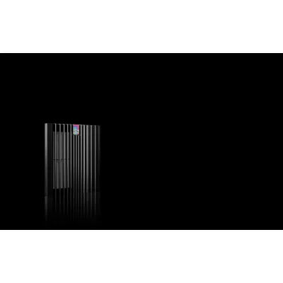 RITTAL Austrittsfilter SK 3240.308 Blue e+ | Filterlüfter Zubehör | 255x255x45,2 mm | IP54 | Kunststoff | schwarz