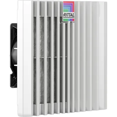 RITTAL Filterlüfter SK 3239.810 | Schaltschranklüfter EMV | IP54 | 100/115 m³/h | 115V AC | 204x204x105 mm