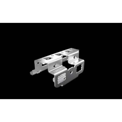 RITTAL Bodenausbauschiene AX 2394.100 | Befestigungsprofil | 99x43x49mm | Metall | Zink