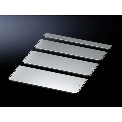 RITTAL Bodenblech VX 8001.218 | Bodenblech für Gehäuse 600x237,5 mm | Metall | RAL 7035 grau