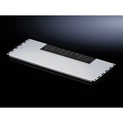 Rittal Bodenblechmodul VX IT 5301.333 | 800 x 237,5 mm | mit Bürstenleiste | Stahlblech | einteilig | Metall