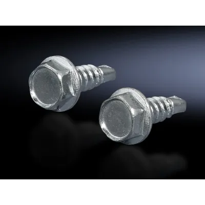 Rittal Bohrschrauben SZ 2487.000 | ST 4,8x16 mm | Sechskantkopf | Stahl | für Blechstärke 0,8–3,0 mm | 300 Stück