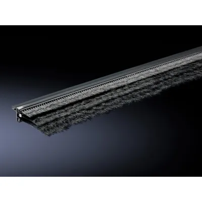 Rittal Bürstenleiste DK 7825.375 | Kabeldurchführung | hochdicht | 1 m | Borsten 58 mm | Kunststoff | Schwarz