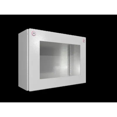 Rittal Bus-Gehäuse KX 1611.000 | Klemmenkasten IP65 | 400x300x155 mm | Stahlblech | Aufputz | lichtgrau RAL 7035