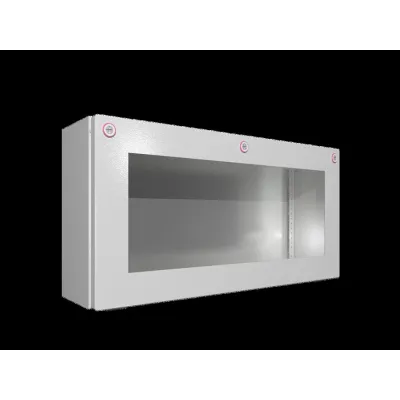 Rittal Bus-Gehäuse KX 1612.000 | Klemmenkasten Aufputz | 600x300x155 mm | Stahlblech | IP65 | schlagfest IK08 | Grau