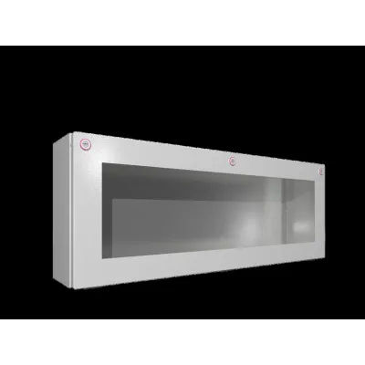 Rittal Bus-Gehäuse KX 1613.000 | Klemmenkasten IP65 Aufputz | 800x300x155 mm | Stahlblech | lichtgrau RAL 7035