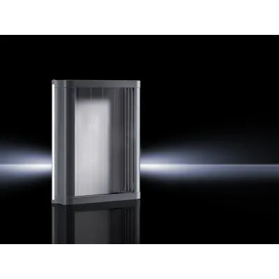 Rittal Schaltschrank CP 6340.300 | Bediengehäuse IP65 | Aluminium | 315x238x87 mm | für Frontplatte 252x200 mm | Grau