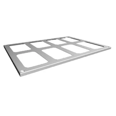 Rittal Dachblech SV 9681.586 | VX-Serie | 800x600 mm | Stahl pulverbeschichtet | RAL7035 grau | für Kabeleinführung