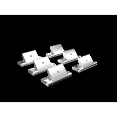 RITTAL Deckelscharnier Klemmenkästen KX Zink-Druckg. PK=6Stck