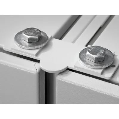 Rittal Anreihverbinder TS 7824.540 | TS8 Verbinder für IT Schränke | Seitenwandschottung außen | RAL7035 grau