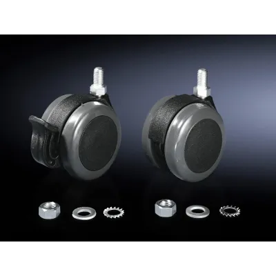 Rittal Doppel-Lenkrollen d=75mm CP 6148.000(VE1Satz)