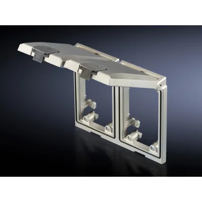 Rittal Einbaurahmen, doppelt mit Metallklappe SZ 2482.330