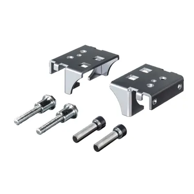 RITTAL Befestigungsset VX 8617.360 | Einbausatz für Montageplatten Rücken an Rücken | Metall | Zink RAL 9006