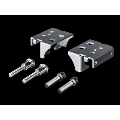 RITTAL Befestigungsset VX 8617.360 | Einbausatz für Montageplatten Rücken an Rücken | Metall | Zink RAL 9006