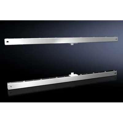 RITTAL Schwenkrahmenbefestigung VX 8619.610 | Einbausatz für Gehäuse 800 mm | Metall | RAL 9006 Zink-Grau