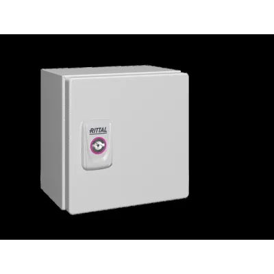 RITTAL Klemmenkasten KX 1553.000 | 150x150x120mm | Wandgehäuse IP66 | Stahlblech pulverbeschichtet | RAL 7035 Grau