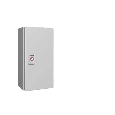 Rittal Klemmenkasten KX 1548.000 | Elektro-Box IP66 Aufputz | Stahlblech 150x300x120 mm | Lichtgrau RAL 7035