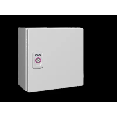 RITTAL Klemmenkasten KX 1549.000 | Elektro-Box IP66 | 200x200x120 mm | Stahlblech | Wandmontage | RAL 7035 Grau