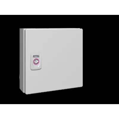 Rittal Klemmenkasten KX 1546.000 | Stahlblech | 200x200x80 mm | IP66 | Wandmontage | pulverbeschichtet | grau RAL 7035