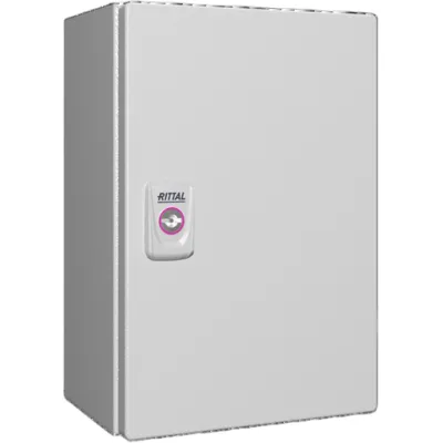 Rittal Klemmenkasten KX 1574.000 | Elektro-Box | 200x300x155 mm | Stahlblech verzinkt | IP66 | Aufputz | mit Tür