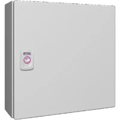 Rittal Klemmenkasten KX 1555.000 | Elektro-Box IP66 | 300x300x120 mm | Stahlblech | Aufputz | RAL 7035 grau