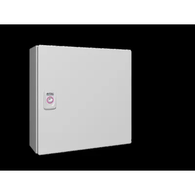 Rittal Klemmenkasten KX 1555.000 | Elektro-Box IP66 | 300x300x120 mm | Stahlblech | Aufputz | RAL 7035 grau