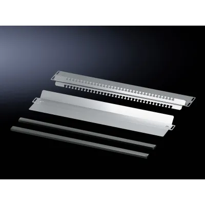 RITTAL EMV-Bodenblech VX 8618.823 | Bodenblech 1200 mm | Metall grau RAL 7035 | für Gehäusebaubreite 1200mm