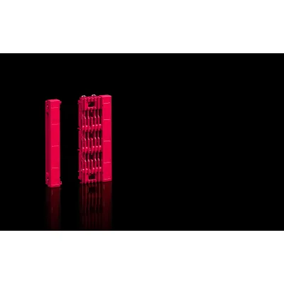 Rittal Endmodul-Set RX 9360.101 für RiLineX Basismodul 3-polig | Berührungsschutzabdeckung | Zubehör | 2-teilig