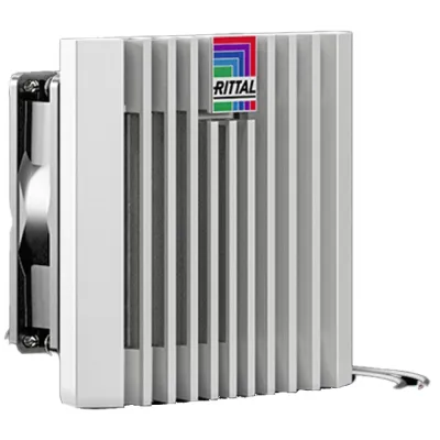 RITTAL Filterlüfter Blue e+ SK 3237.700 | 20/25 m³/h | 230V AC | IP54 | 116,5x116,5x64,5 mm | RAL 7035 Grau