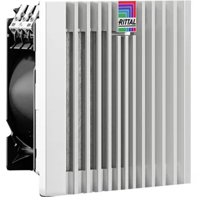 RITTAL Filterlüfter SK 3238.700 | Blue e+ | 63/72 m³/h | 230V AC | IP54 | 148,5x148,5x82,5 mm | grau RAL7035