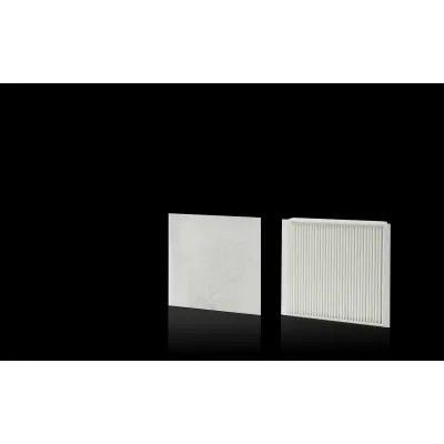 RITTAL Faltenfilter SK 3181.125 | Filterlüfter Filtermatte IP55 | 167x167x21 mm | Kunststoff | weiß | VE 5