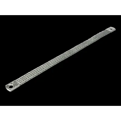 Rittal Flachbanderder SZ 2412.316 | Flachband-Erder M8 | 16mm² | 300mm Länge | Kupfer verzinnt | VE=10 Stück