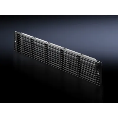 RITTAL Frontaustrittsgitter SK 3176.000 | 2 HE | Austrittsfilter für SK3144/3145 | Filtermatte | Aluminium