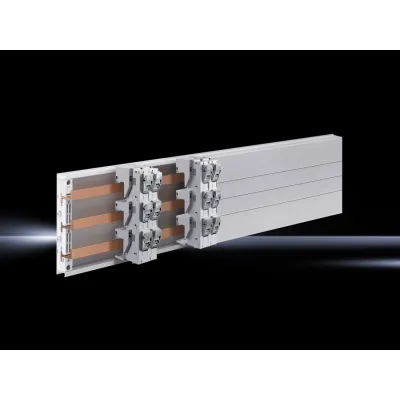 Rittal Sicherungshalter SV 9345.040 | Fuseholder Class CC 30A 600V | 3-polig | Schienenabstand 60 mm