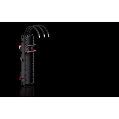 Rittal Geräteadapter RX 9360.760 | 65A Sammelschienenadapter 3-polig | AWG 6 | Breite 54mm | Schienenabstand 60mm