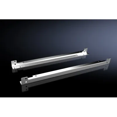 RITTAL Gleitschiene VX 8617.401 | für Montageplatten | Gehäusebreite 800 mm | Metall | RAL 9006 Zink