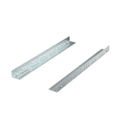 Rittal Gleitschiene DK 5501.420 | 19 Zoll | 1 HE | statisch | 80 kg Traglast | 375 mm Tiefe | Metall | zink