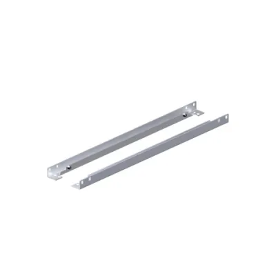 RITTAL Gleitschiene VX 8617.403 | Befestigungssatz für Montageplatte VX 1000 mm | Metall | zink | RAL9006 (VE2)
