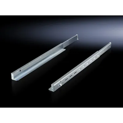 Rittal Gleitschiene DK 5302.035 | 1HE | tiefenvariabel 600-900mm | VX IT/TS IT/TE kompatibel | Metall | Zink