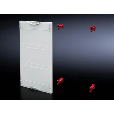 RITTAL ISV Berührungsschutz-Modul SV 9666.063 | Abdeckung Verteilerfeld 750x450 mm | 3 Reihen | Kunststoff | grau