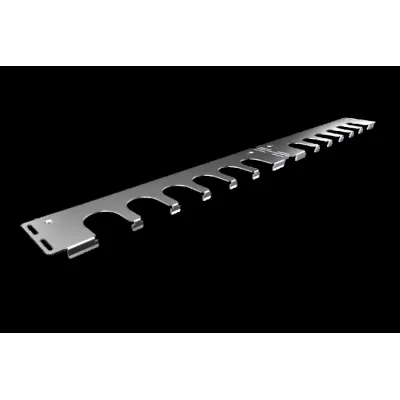 Rittal Kabeleinführungsblech VX 8619.803 | 1200 mm | Metall | Bodenblech | VE4 | RAL 9006 Zink | grau