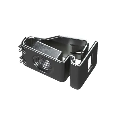 Rittal Käfigmutter M6 VX 4164.500 | Befestigungsmaterial für Schränke | Stahl verzinkt | 20 Stück