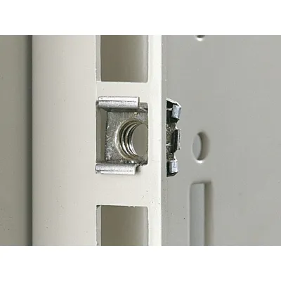 Rittal Käfigmuttern M6 EL 2092.200 | 50 Stück | verzinkt | für 19-Zoll-Einbau | 0,8–2,5 mm Blechstärke | Stahl